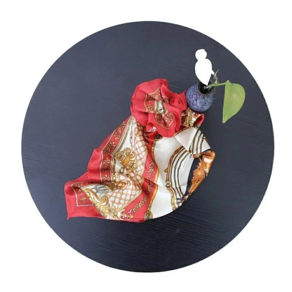 NEW Red Equestrian Horse Western Cowboy Scarf - Picture 5 of 5